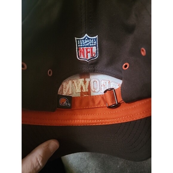 New Cleveland Browns Puma NFL Pro Line Embroidered Logo Hat Football Excellent - Picture 6 of 6